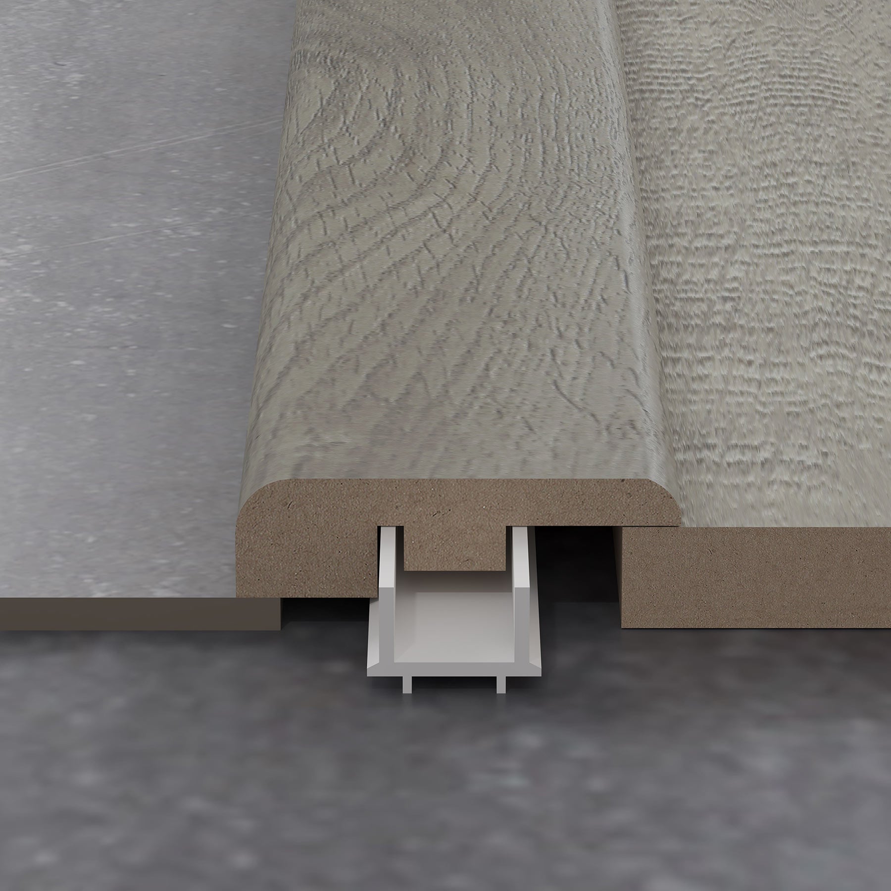 Warm Pewter 1.2m End Profile