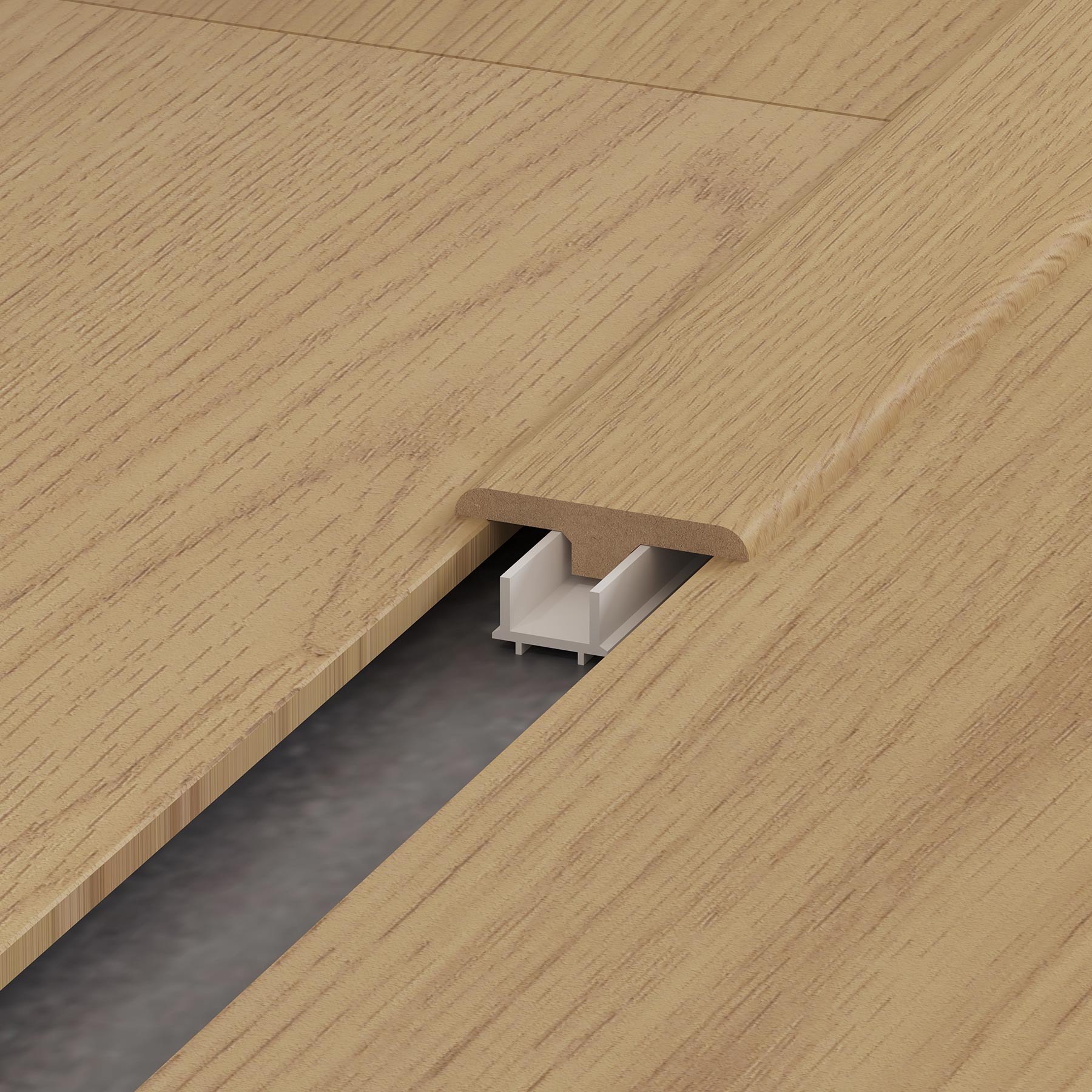 Natural Oak 1.2m T Profile