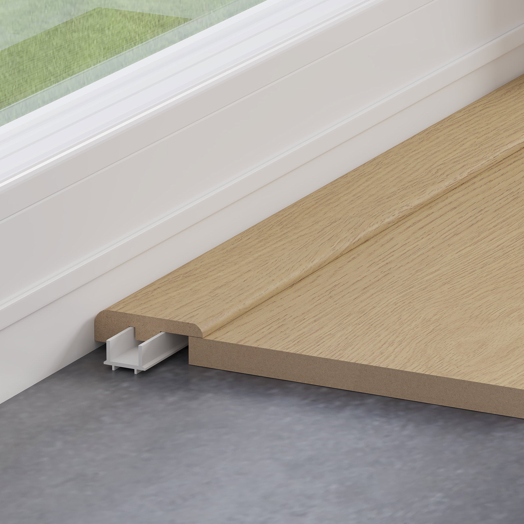 Natural Oak 1.2m End Profile