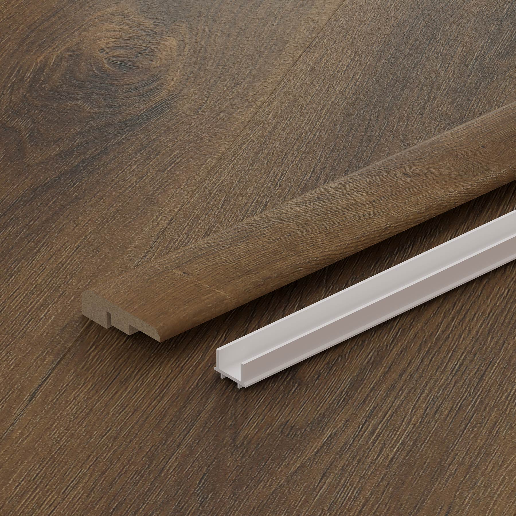 Amberwood Oak 1.2m End Profile