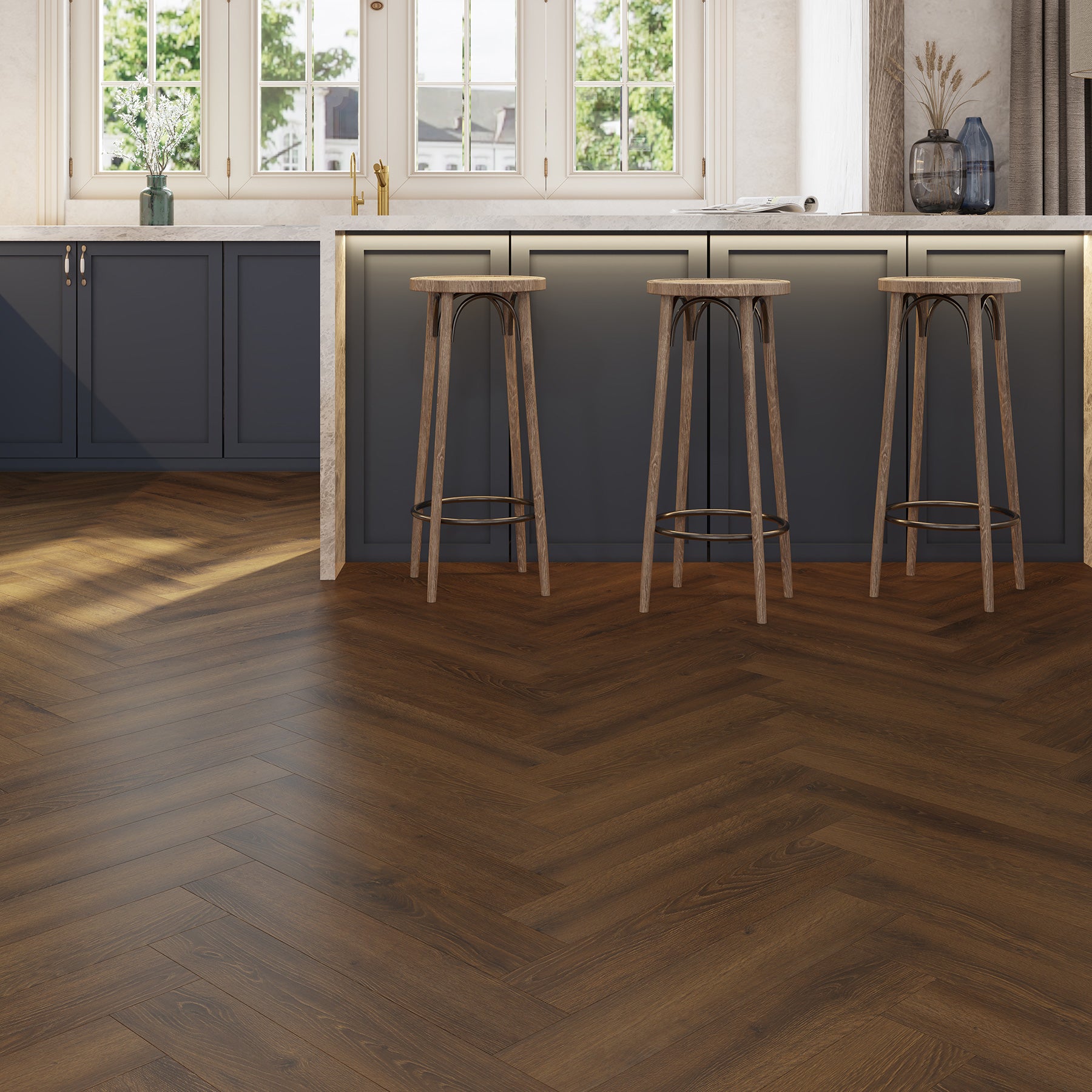 Autumn Oak 14mm Herringbone