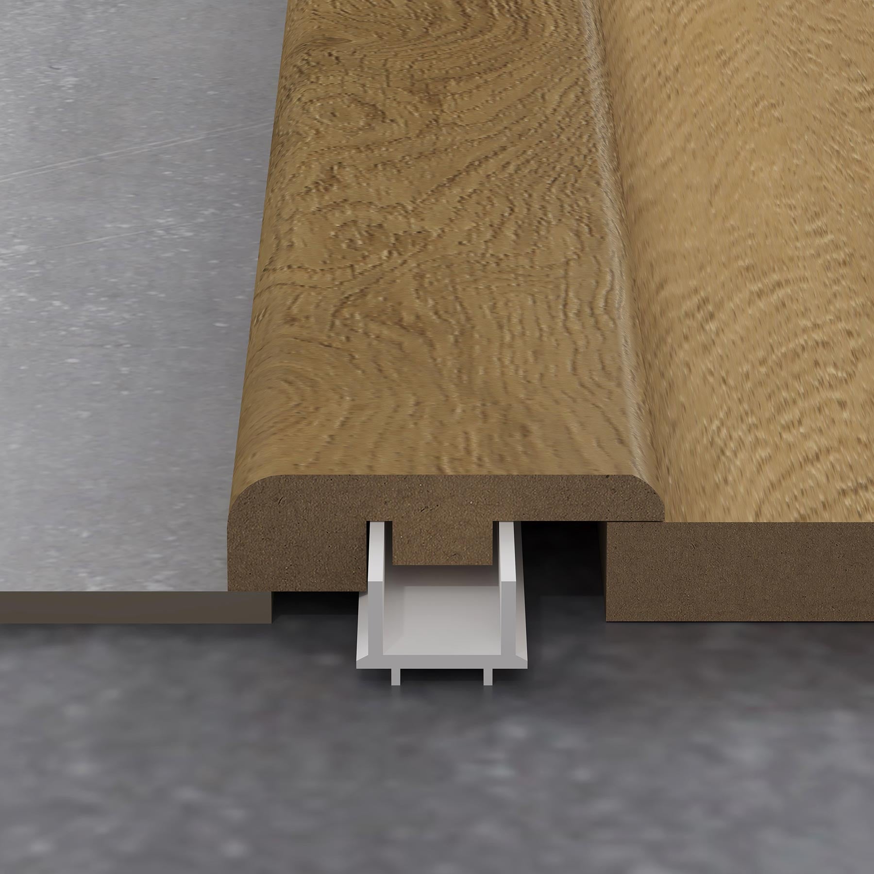 Caramel Mix 1.2m End Profile