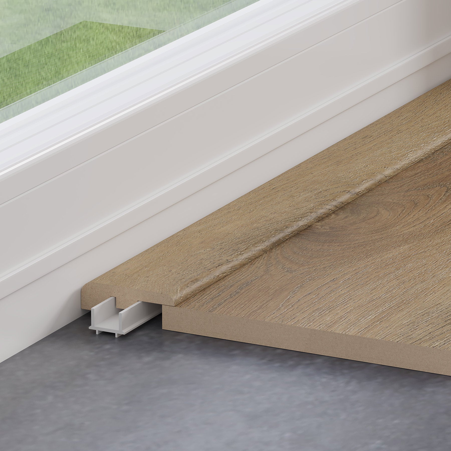 Rich Summer Oak 1.2m End Profile