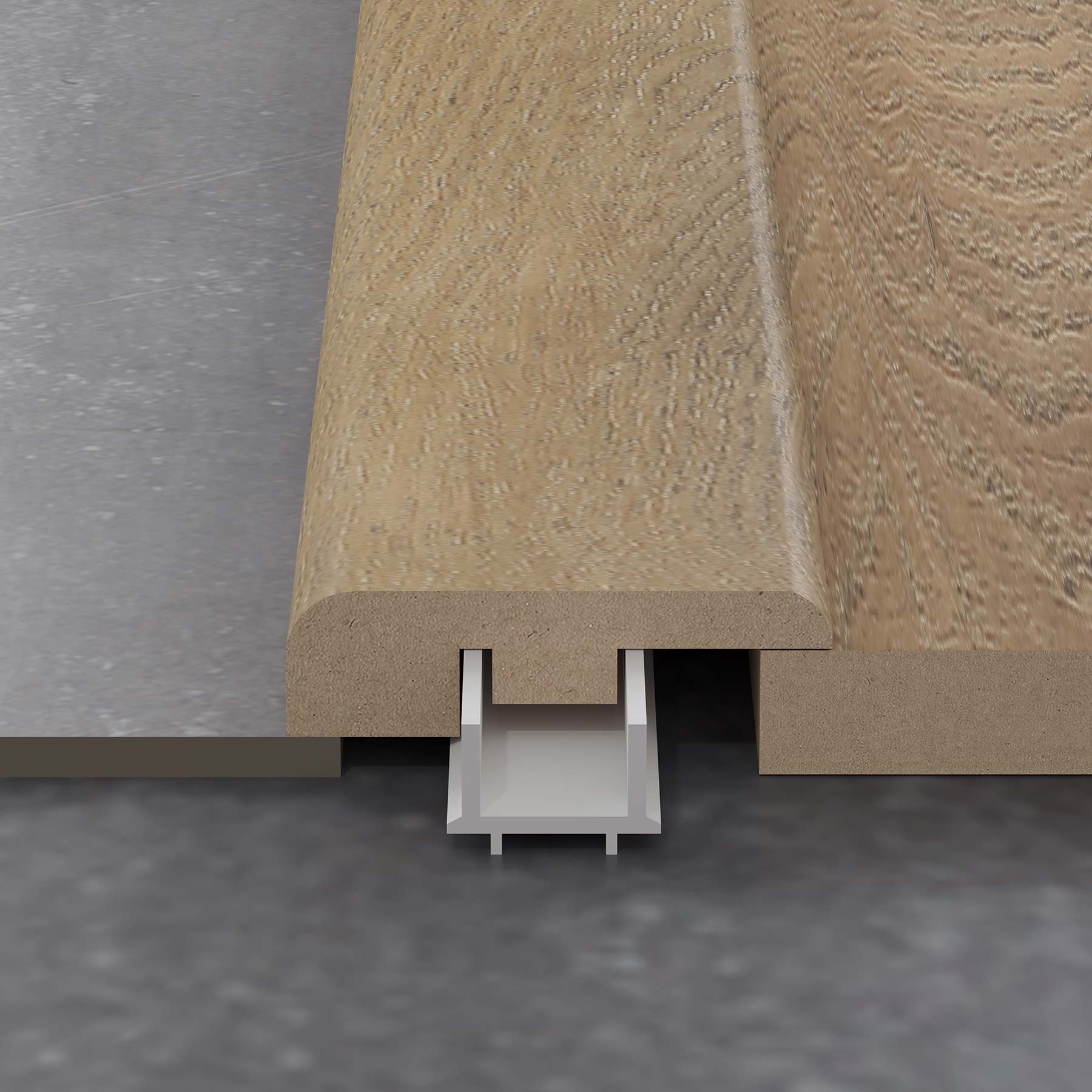 Rich Summer Oak 1.2m End Profile