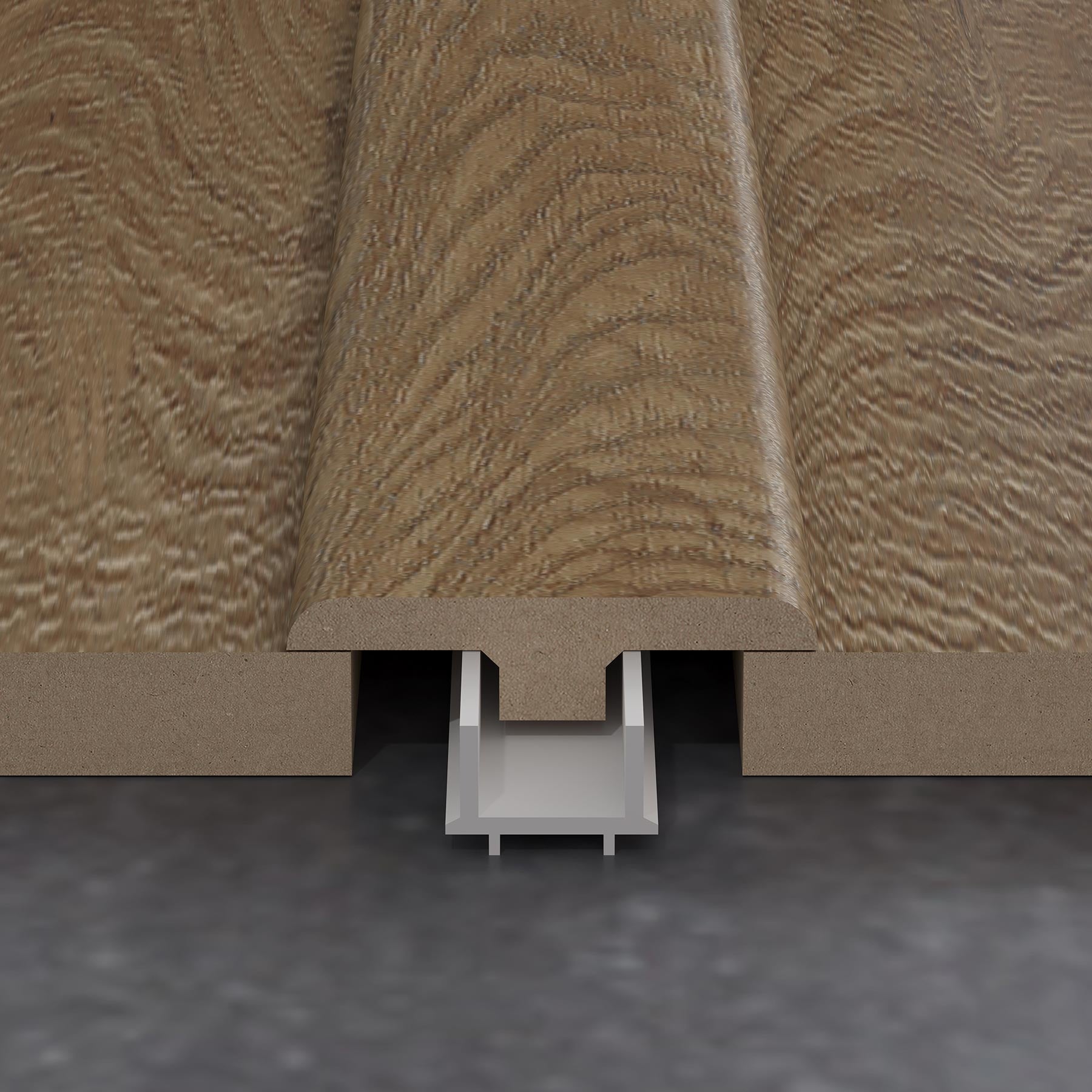 Fumed Oak 1.2m T Profile