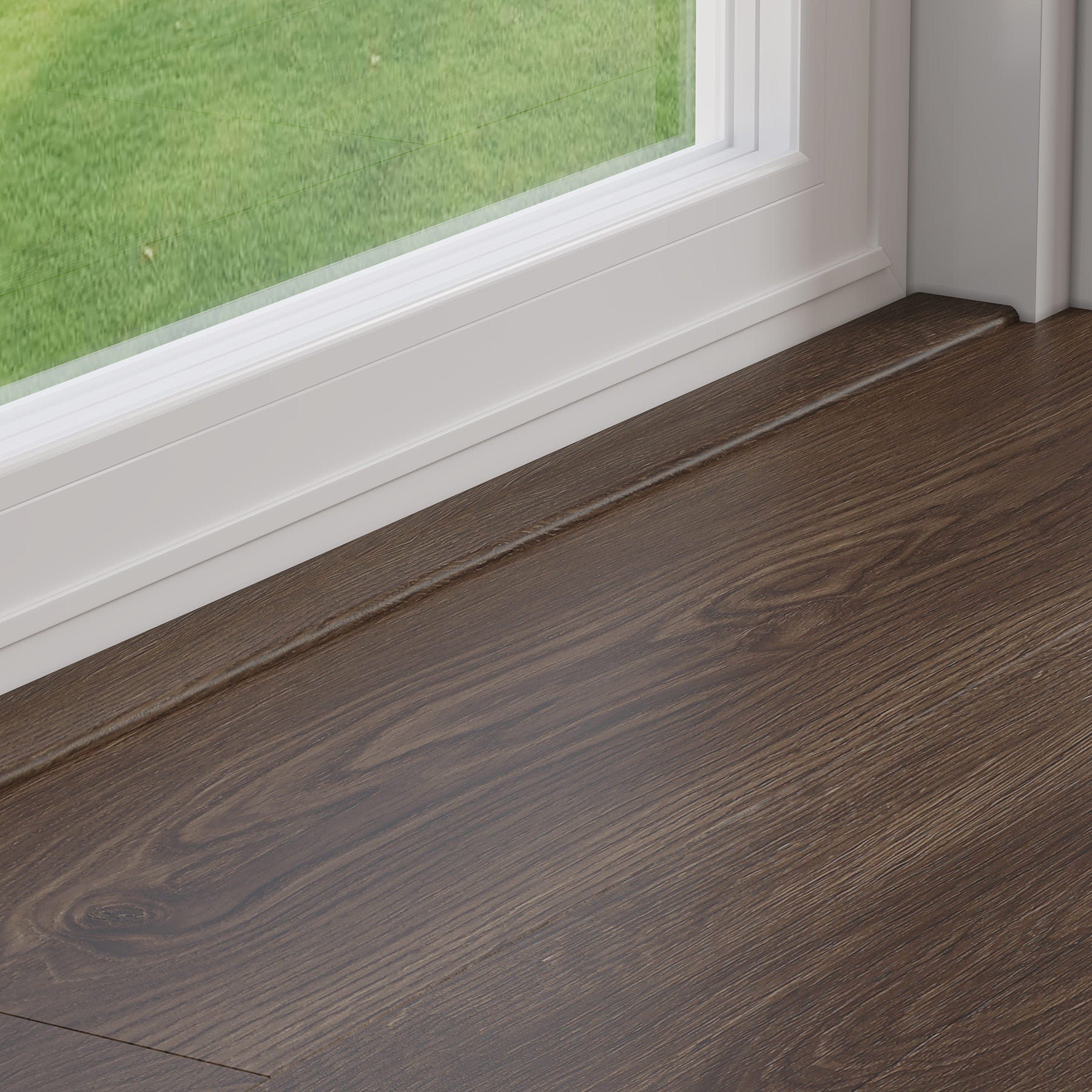 Espresso Oak 1.2m End Profile