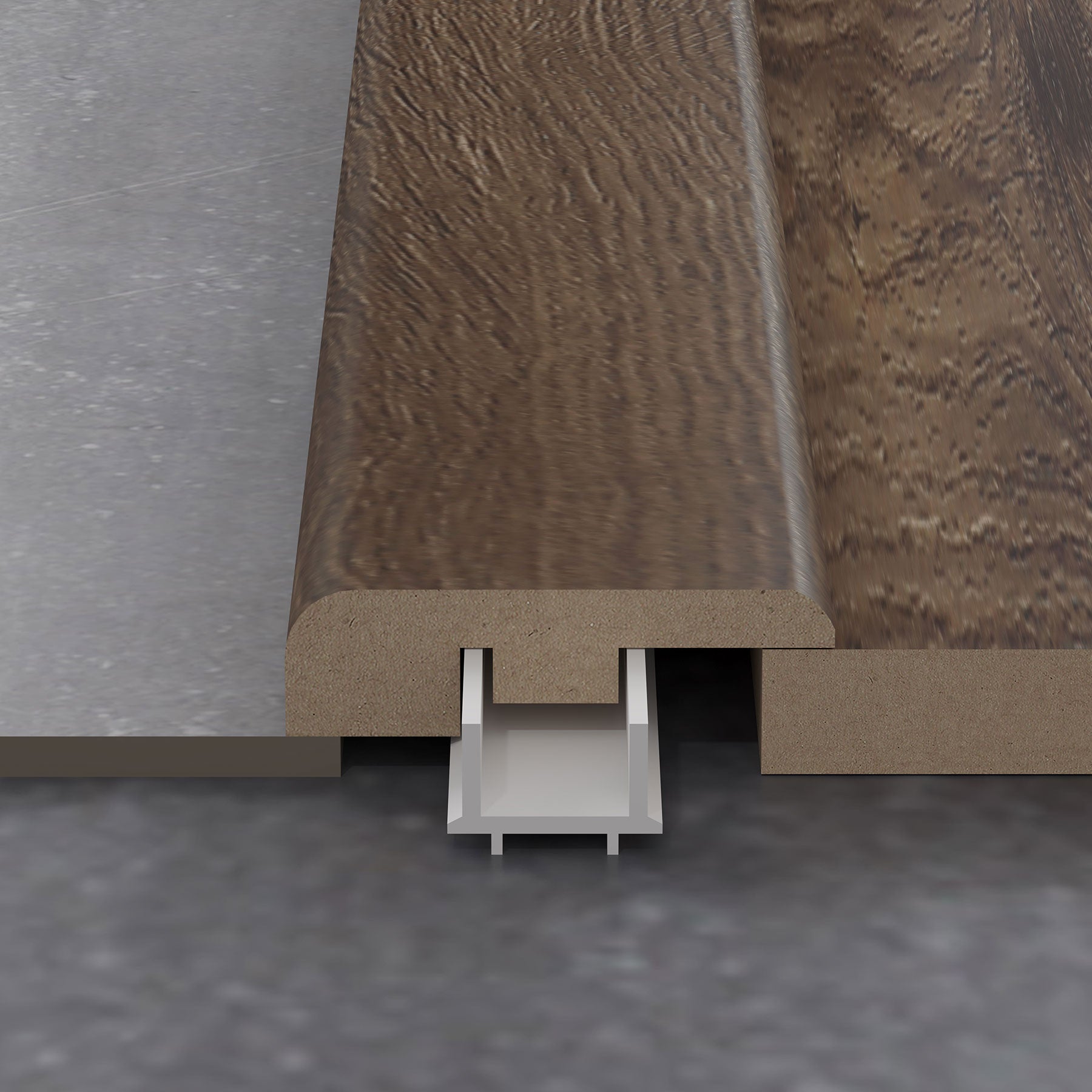 Espresso Oak 1.2m End Profile
