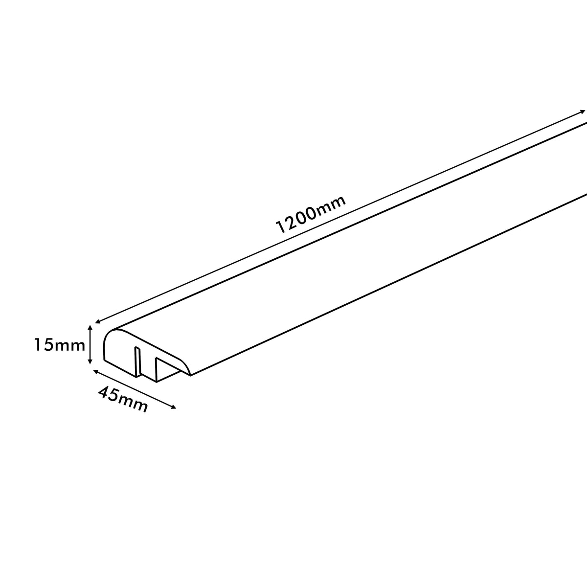 Almendara Bush 1.2m Ramp Profile