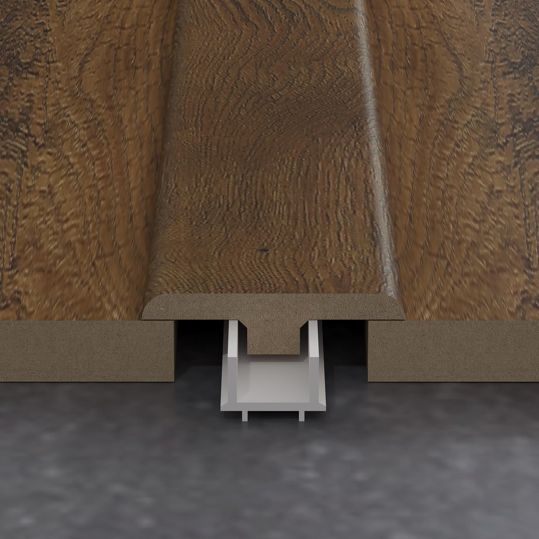 Amberwood Oak 1.2m T Profile