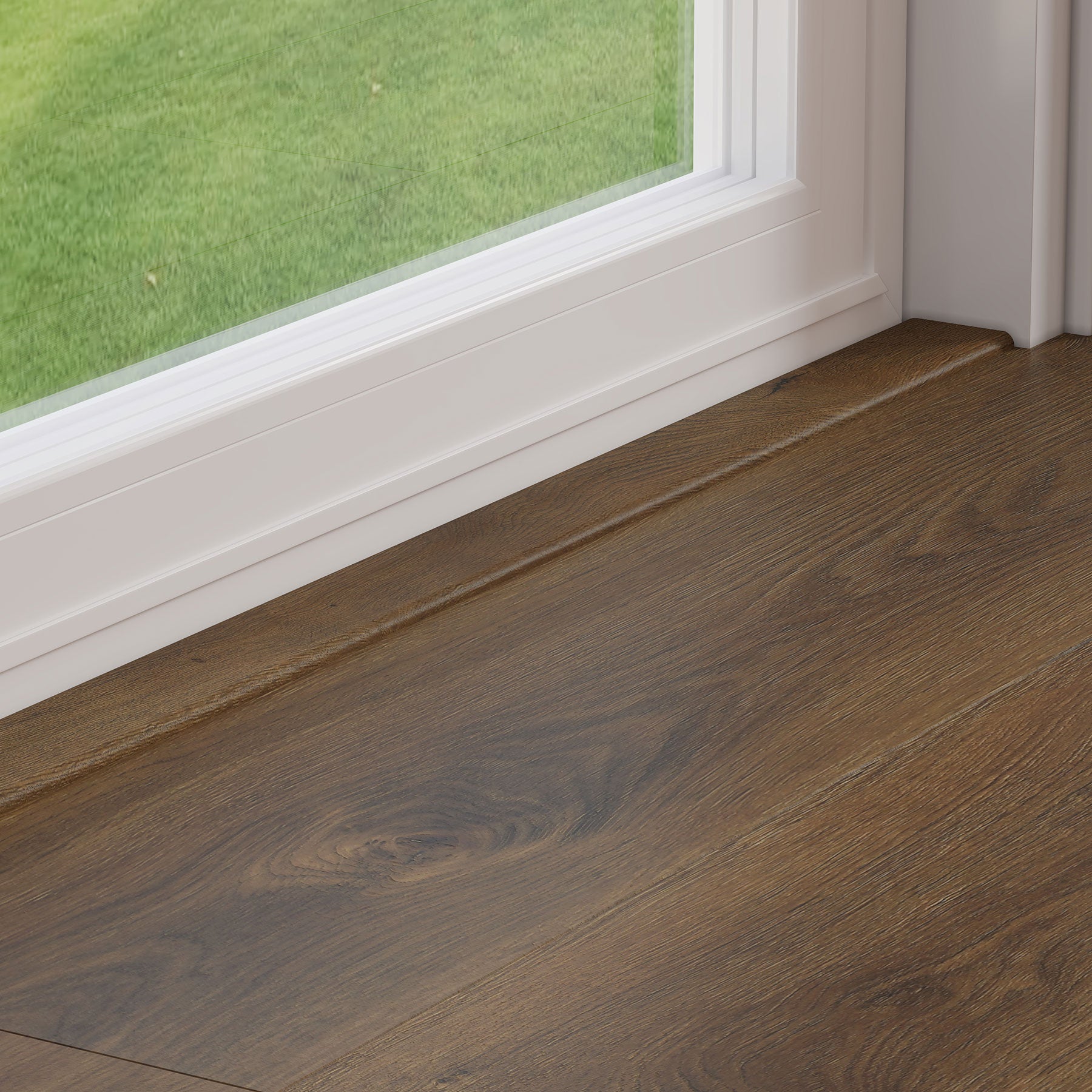 Amberwood Oak 1.2m End Profile