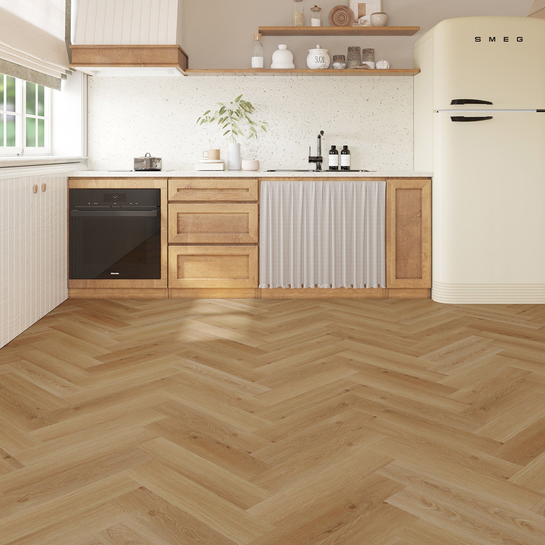 Pyrenean Oak 14mm Herringbone