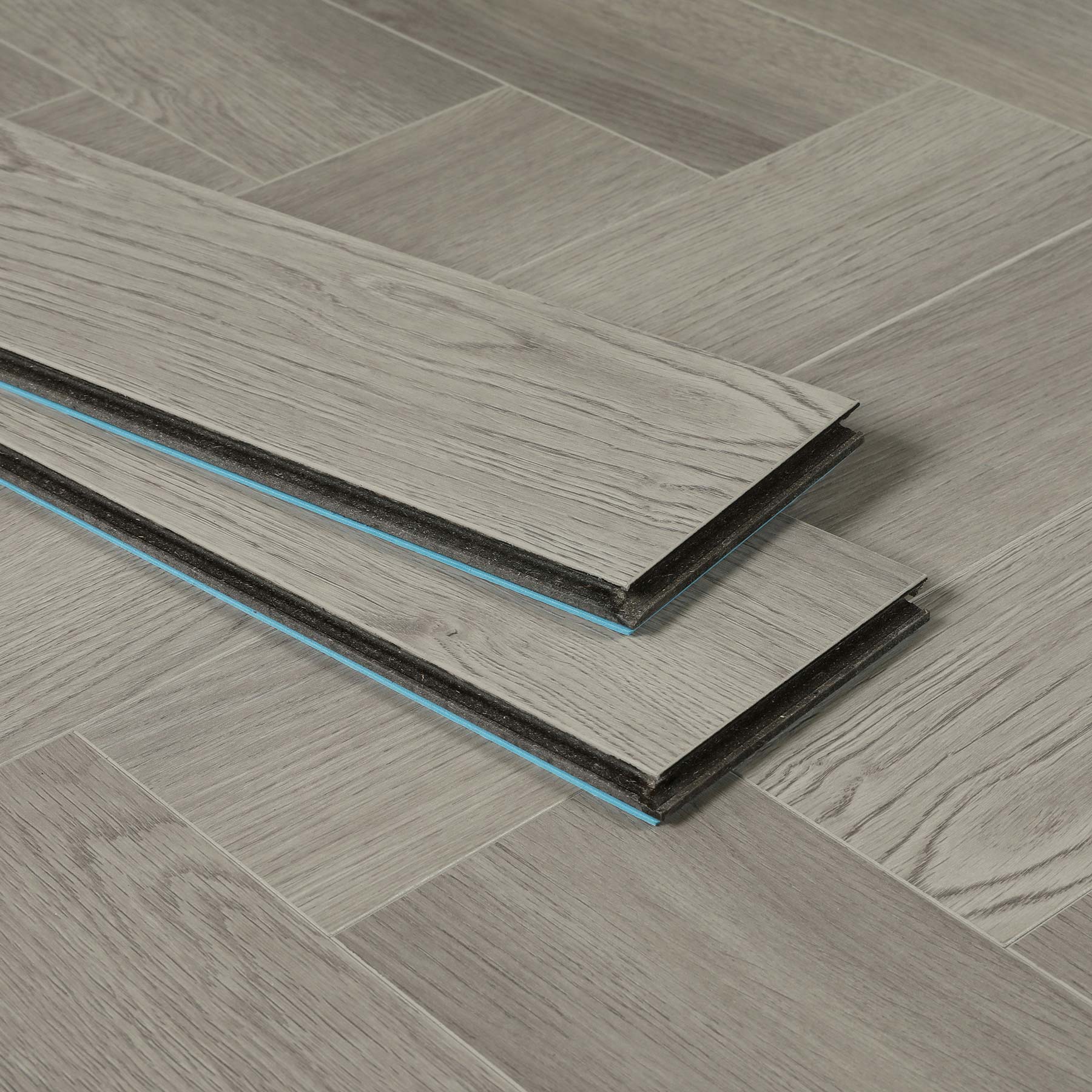 Warm Pewter 14mm Herringbone