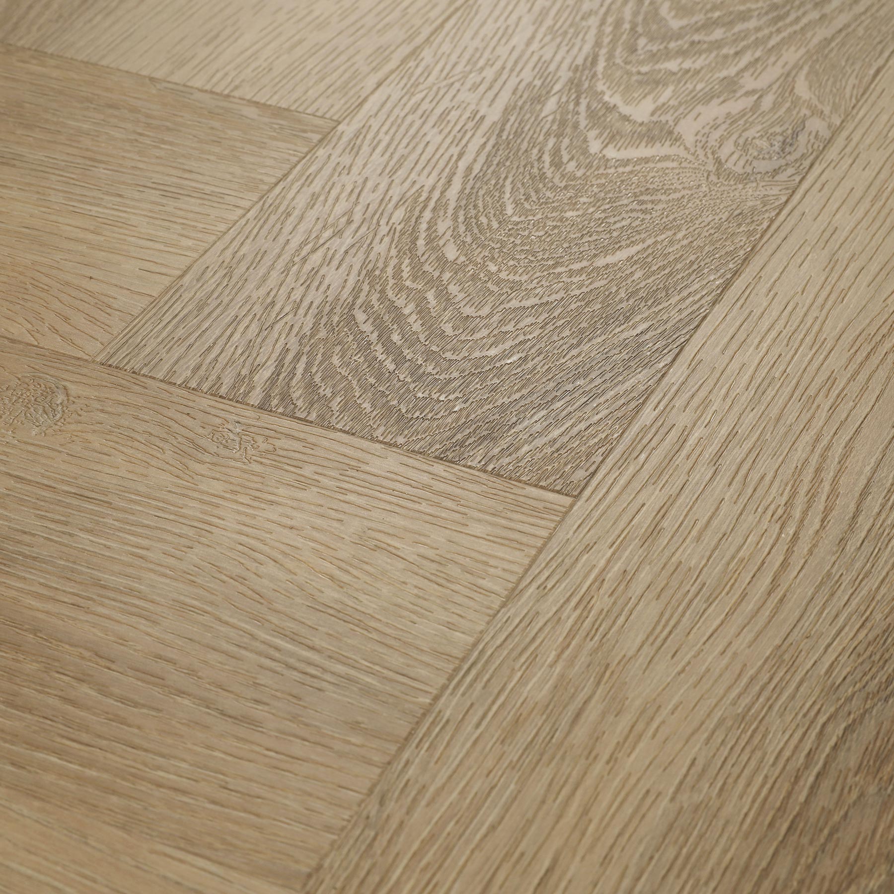 Golden Oak Herringbone