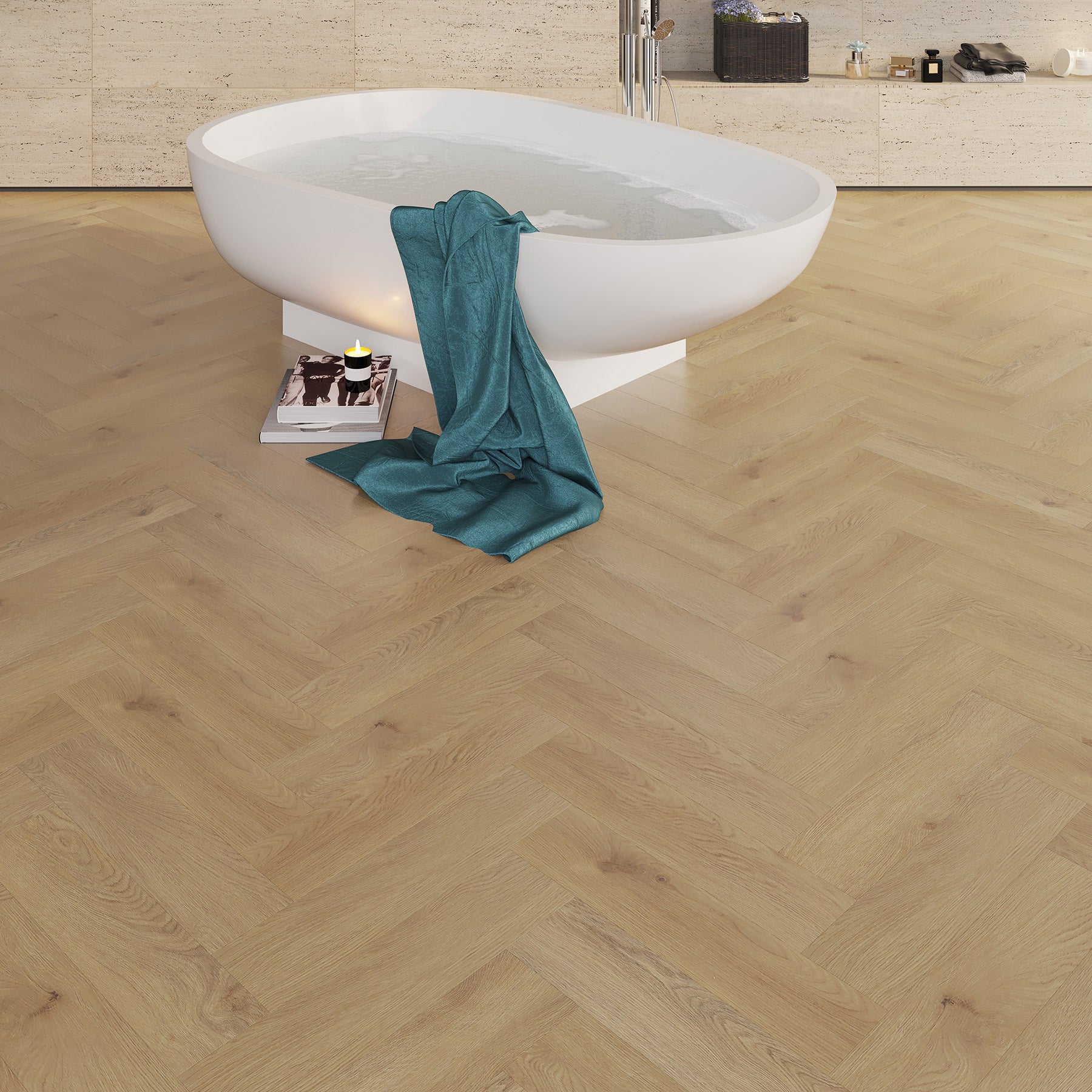 Caramel Mix Herringbone