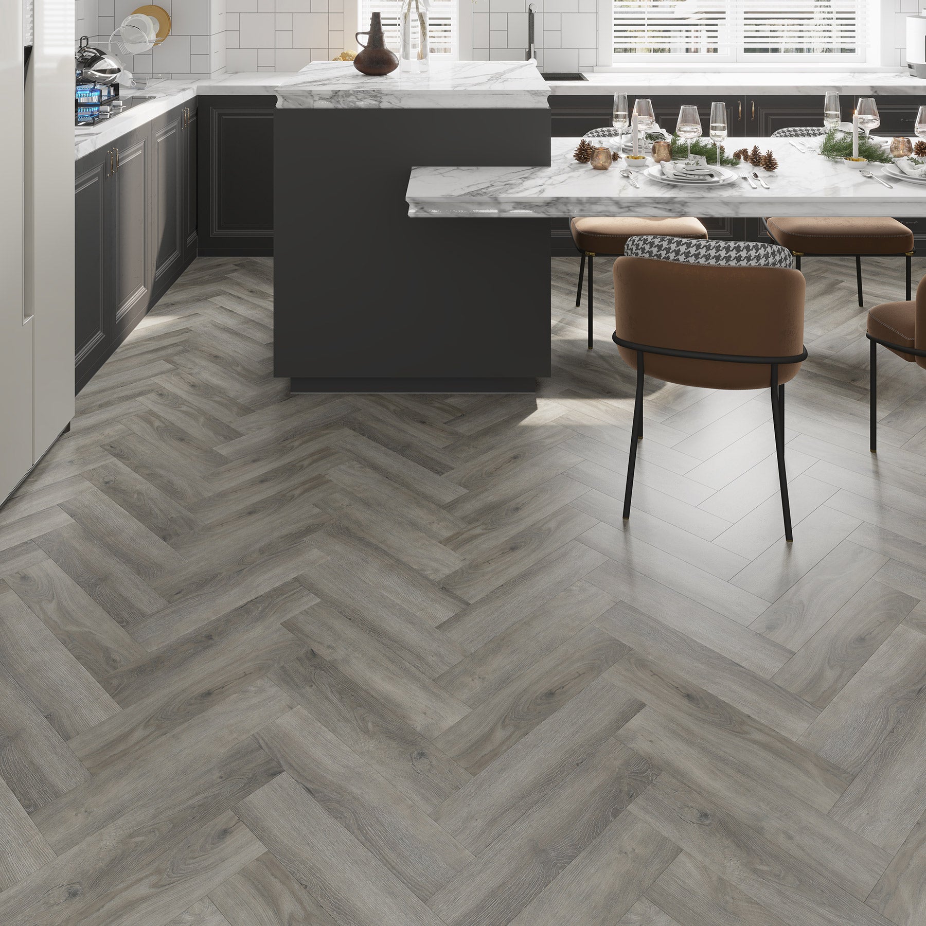 Nimbus Sky Herringbone