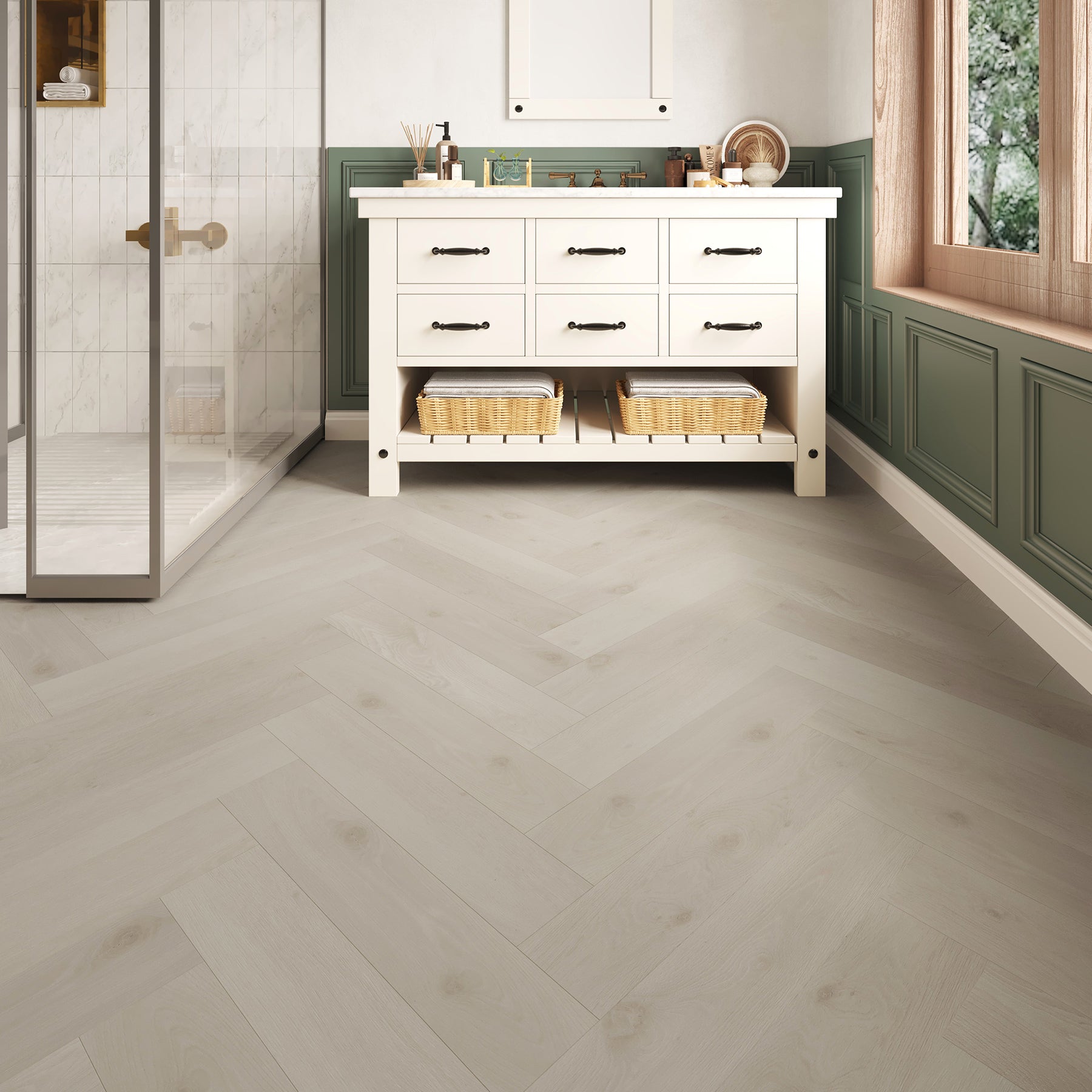 Alpine Spruce Herringbone