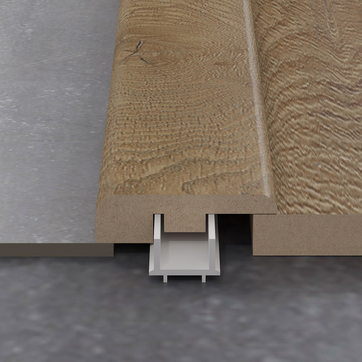 Fumed Oak 1.2m End Profile