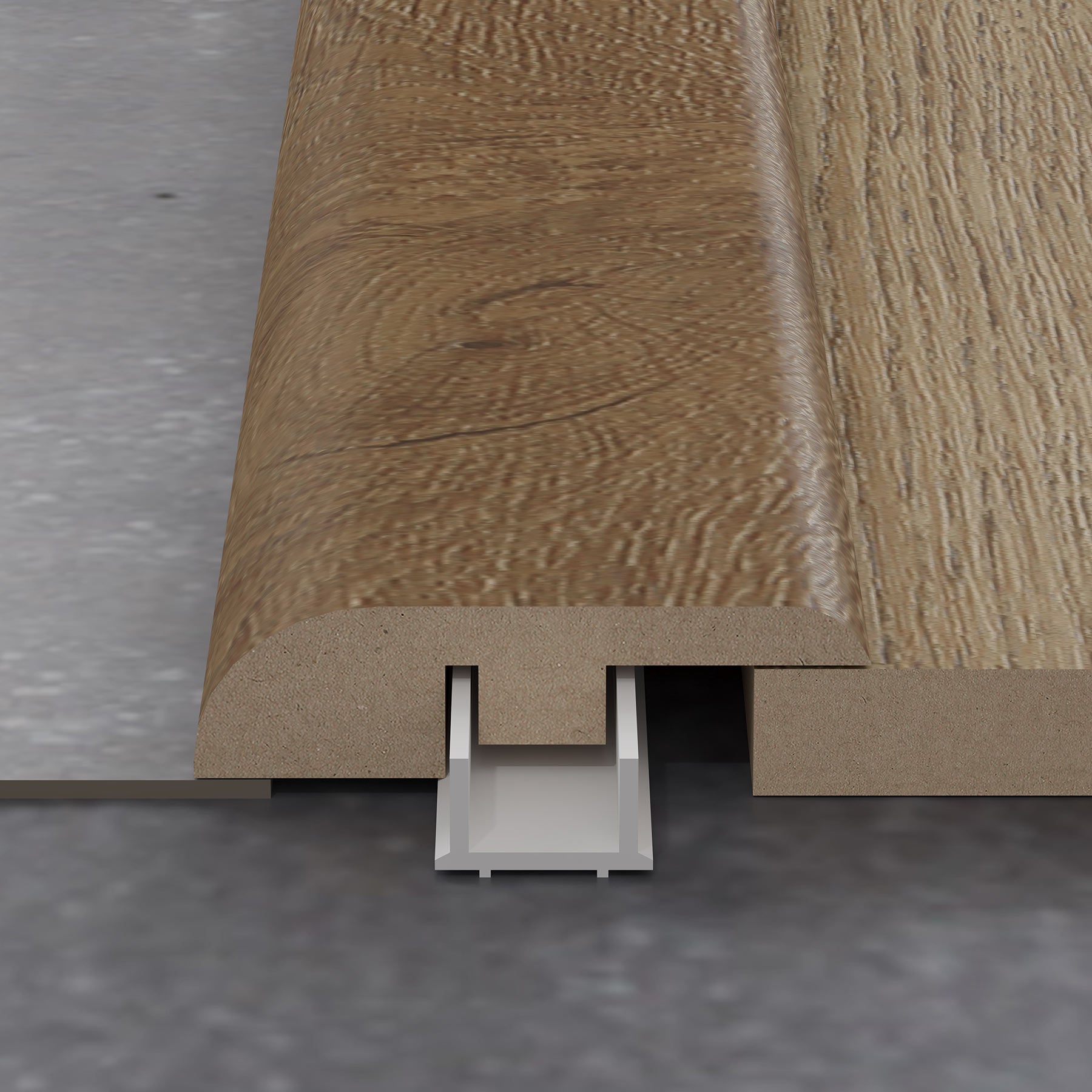 Fumed Oak 1.2m Ramp Profile