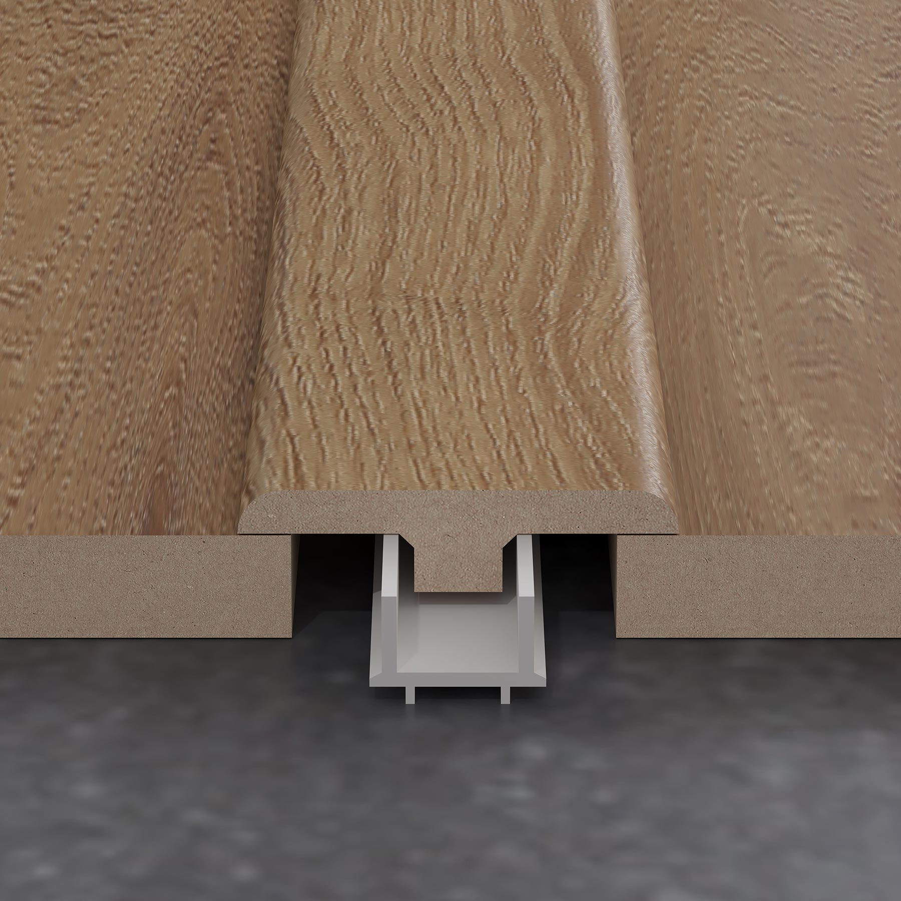 Rich Toffee Oak 1.2m T Profile