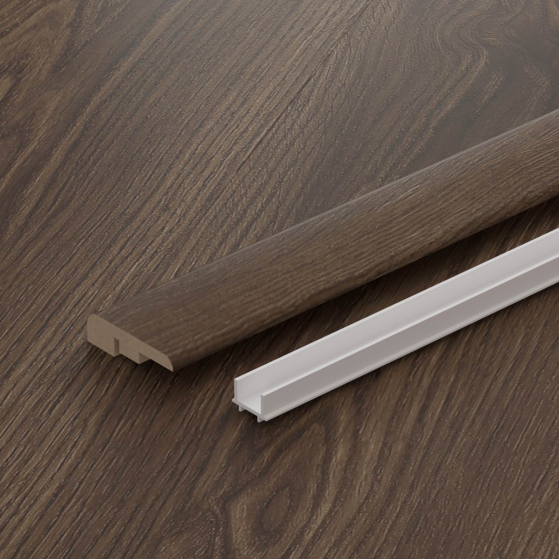 Espresso Oak 1.2m End Profile