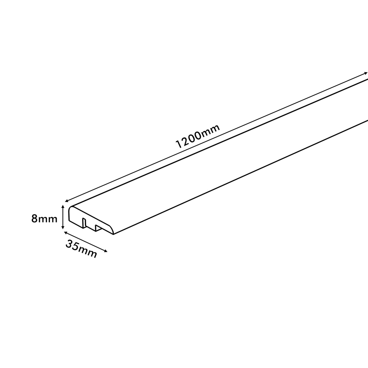 Alpine Spruce 1.2m End Profile